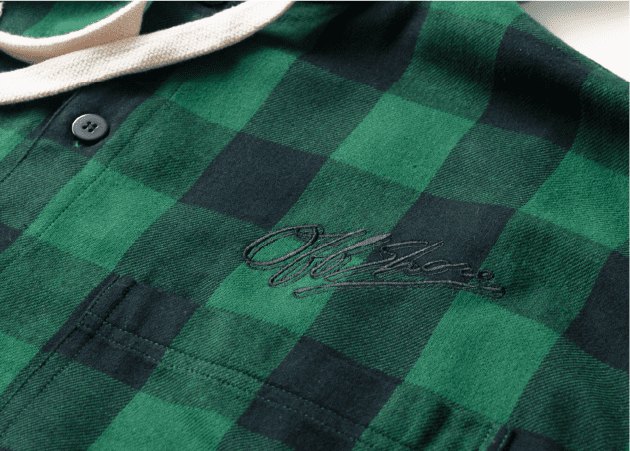 OFFSHORE × JM HOOD FLANNEL SHIRT