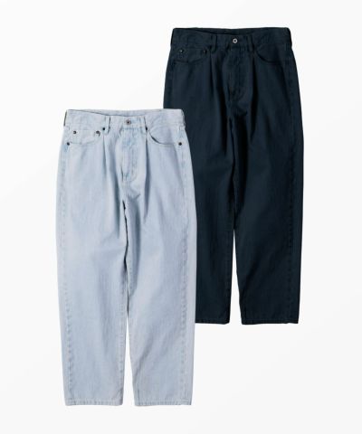 2TUCK DENIM PANTS