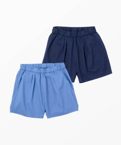 ONE TUCK TWILL SHORTS