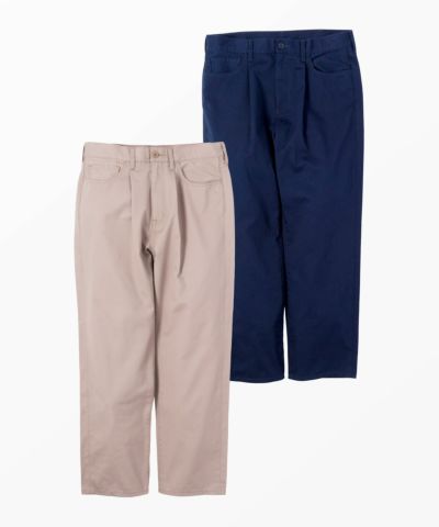 ONE TUCK CHINO PANTS