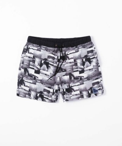 PATCHWORK PHOTO SHORTS