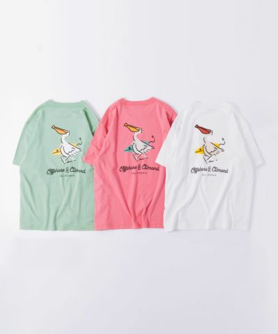 OSxALMOND PELICAN TEE